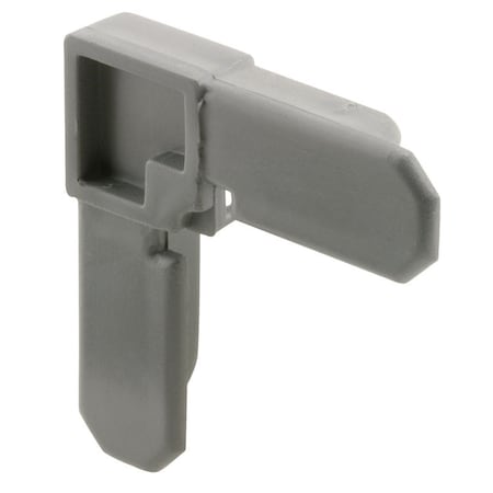 Prime-Line Prime-Line Gray Plastic 7/16 in. W X 3/4 in. L Screen Frame Corner 1 pk PL14258